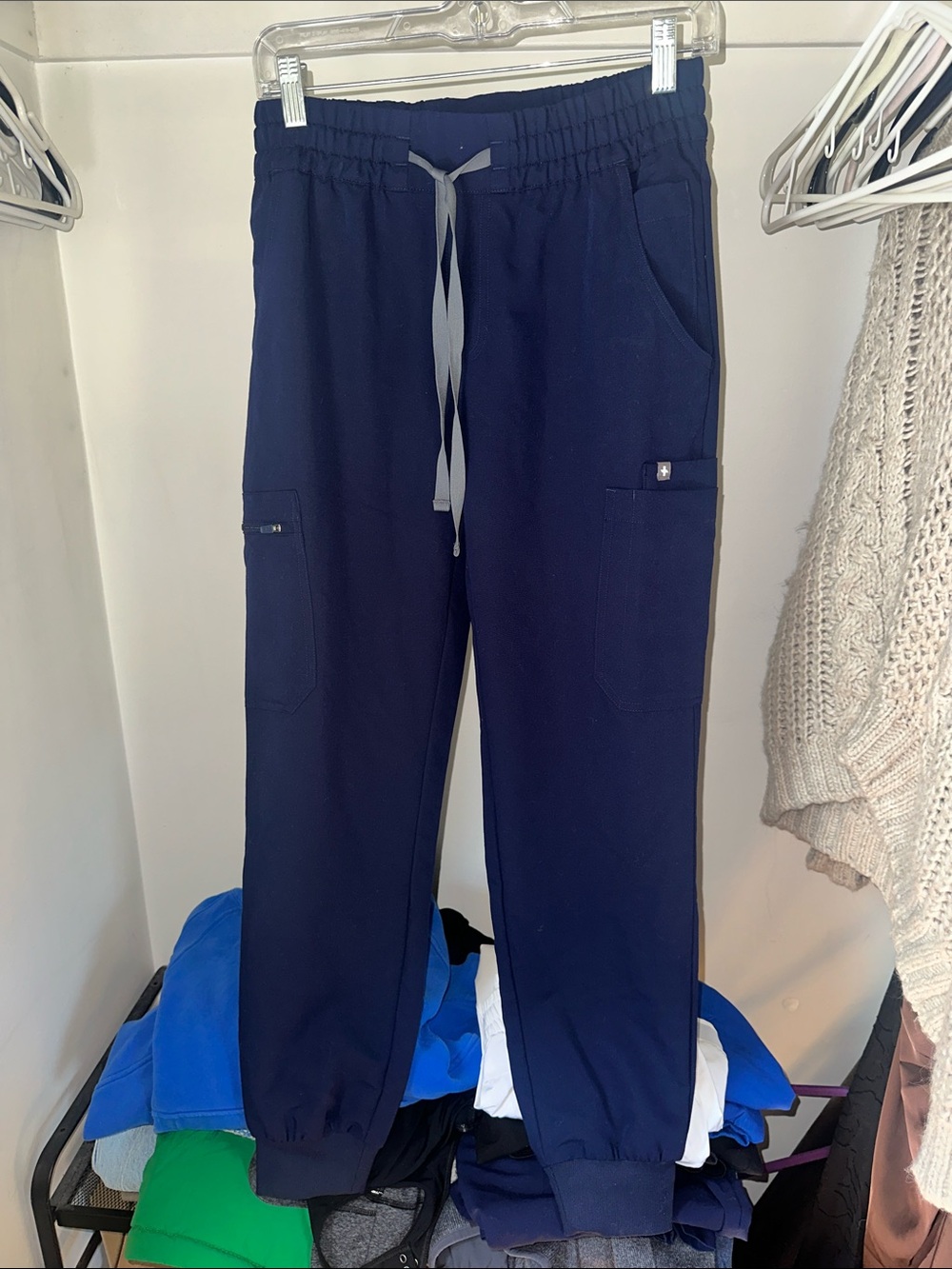 Women’s Navy Zamora high waisted Jogger Pants